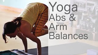 45 Minute Hatha Yoga Class Abs and Arm Balances [upl. by Atcliffe]