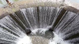 Water Spillway or Weir at Matawan Creek near Lake Lefferts in Matawan NJ [upl. by Ecenahs123]