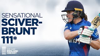 Class Batting  Nat SciverBrunt Hits Unbeaten 111  England Women vs Australia 2023 [upl. by Nnyrb]