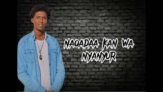 HAANOO CADEE   MIDGAN  RUFIYAN   OFFICIAL AUDIO LYRICS Karbash cilmi [upl. by Sirromal]