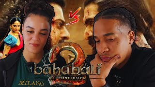 BAHUBALI 2  THE CONCLUSION  Trailer Reaction [upl. by Anelas]