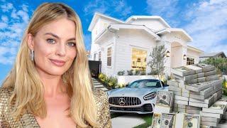 How Much Margot Robbies Net Worth🤑 [upl. by Yelhak]