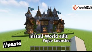 How to install Worldedit mod in Pojav Launcher  Crazy Bunny Gaming [upl. by Bauske553]