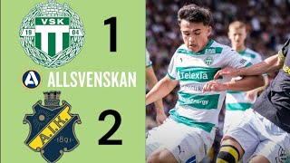 Västerås SK  Aik 12  Allsvenskan Highlight [upl. by Svoboda696]