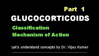 Glucocorticoids Classification  Glucocorticoids Mechanism Of Action  Corticosteroids Pharmacology [upl. by Debo]