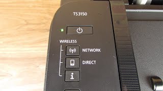 Canon PIXMA TS3150 Wifi WPS Setup [upl. by Shae600]