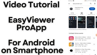 How to Install amp Configure EasyViewer Pro Android App on Smartphones [upl. by Fowle]