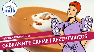 Metas Classics Wie kann man eine gebrannte Crème selber machen  Rezeptvideo  Swissmilk 2010 [upl. by Airamasor186]