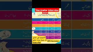 Vaccinator Interview 2024  epi vaccinator interview nts vaccinator interview questions vaccinator [upl. by Nolram]