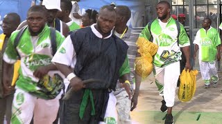 Entrée sous haute tension de Modou Lô à larène nationale pour son combat contre Ama Baldé [upl. by Reifel596]