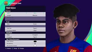 PES 2021  PES 2020  PES 2019 LAMINE YAMAL FACE BUILD AND STATS [upl. by Savart]