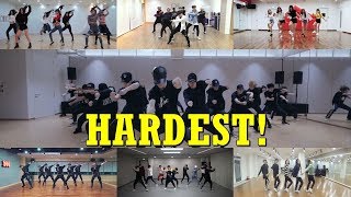 THE REALLY HARDEST CHOREOGRAPHIES ON KPOP [upl. by Tirrell]