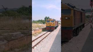 GEA 4532 สับเปลี่ยน 283 เป็น 284 GEA4532 ขบวน284 รถไฟไทย train thairailway [upl. by Siuqaj]