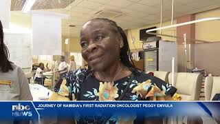 Namibia’s first radiation oncologist Dr Peggy Emvula retires  nbc [upl. by Nnov242]