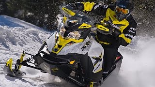 TEST RIDE 2016 SkiDoo MXZ X 800R [upl. by Kissee429]