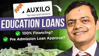 Auxilo Education Loans Study Abroad Without Collateral in the UK USA Canada and More  Explained [upl. by Notgnirrab]