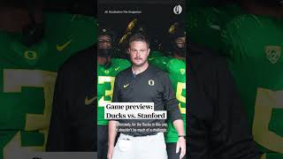 Game preview Oregon Ducks vs Stanford [upl. by Celesta]