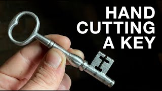 Hand Cutting A Key [upl. by Nytsud]