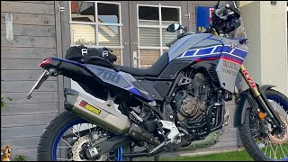 Yamaha Tenere 700 Akrapovic exhaust sound [upl. by Lindie305]