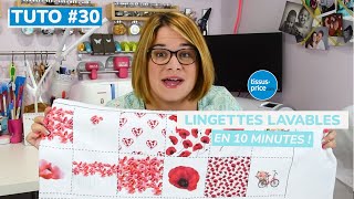 Tuto DIY  Coudre des Lingettes Lavables Facilement [upl. by Anitsirc]