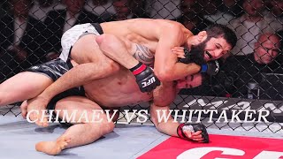 Khamzat Chimaev vs Robert Whittaker Full Fight Highlights [upl. by Rainah282]