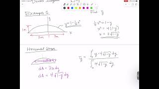 Centroid and Center of Gravity using Integration [upl. by Eizeerb]