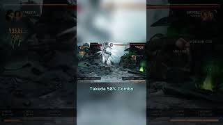 Takeda 58 ComboNo Fatal Blow mk1 takeda combos [upl. by Dougall695]