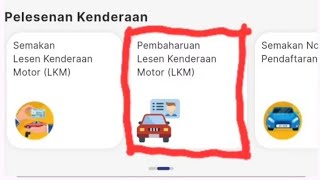 Cara renew road tax LKM Lesen Kenderaan Motor kereta MYJPJ app RM90 [upl. by Kristal630]