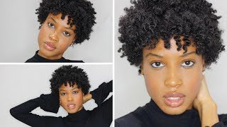 EASY Twist Out Tutorial On Short Natural Hair [upl. by Ennyrb]