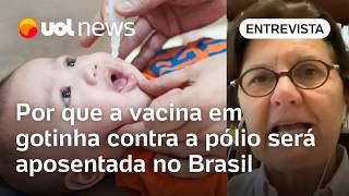 Vacina em gotinha contra a poliomelite é aposentada no Brasil médica pediatra explica mudança [upl. by Maro]