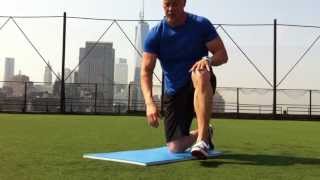 NYC Fitness How to do a squat thrust correctly [upl. by Nosilla]