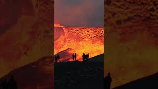 HUGE LAVA FLOW  Iceland Volcano [upl. by Viking]