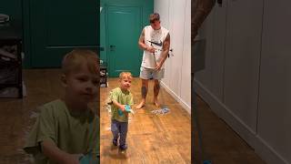 Kid Spilling Milk On Floor  Funny End  viral shorts [upl. by Ecinuahs87]