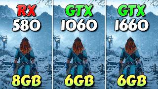 RX 580 vs GTX 1060 vs GTX 1660  Test in 12 Games [upl. by Stewart]