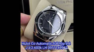 Hulot Cơ Automatic full hộp thẻ J á 2600k LH 0911169962 [upl. by Orvah]