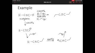 TCC CHEMamp 262 Alkylation of Alkynes and Summary [upl. by Peck]