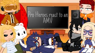 Pro Heroes react to Midoriya and Bakugo VS Nine  AMV [upl. by Yartnod]