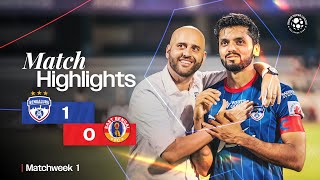 Match Highlights  Bengaluru FC 10 East Bengal FC  MW 1  ISL 202425 [upl. by Lyred]