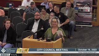 City Council Regular Meeting  Oct 16 2023 [upl. by Publias]