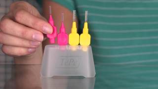 How to use a TePe Interdental Brush [upl. by Leyes]