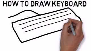 How To Draw Keyboard [upl. by Carrel]