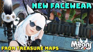 FFXIV New Facewear From Treasure Maps  71 [upl. by Llenehs]