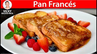 PAN FRANCES  Vicky Receta Facil [upl. by Louis]