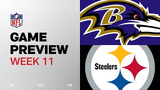 Baltimore Ravens vs Pittsburgh Steelers  2024 Week 11 Game Preview [upl. by Maxine]