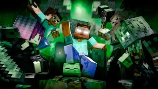 HEROBRINE Backstory  Alex and Steve Adventures Minecraft Animation [upl. by Iggie]