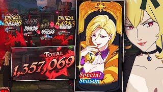 NO SWEAT GELDA EASILY CLEARS HERO ARENA HERO ARENA SEASON 6  Seven Deadly Sins Grand Cross [upl. by Hadeis]