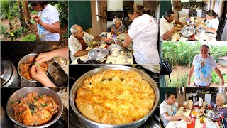 CARDÁPIO DE HOJE 😋 GALINHA CAIPIRA PRO ALMOÇO  BISCOITO MONTANHA DE POVILHO DOCE COM MUITO QUEIJO😋 [upl. by Gnov]