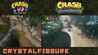 Crash Bandicoot N Sane Trilogy  UnBearable PS1 vs PS4 Comparison [upl. by Sirref]