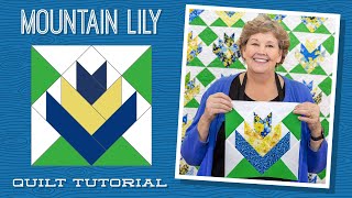 Make a quotMountain Lilyquot Quilt with Jenny Doan of Missouri Star Video Tutorial [upl. by Rabjohn]