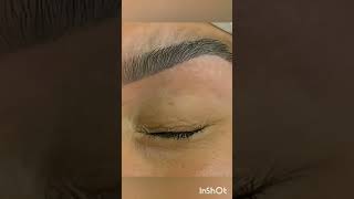 आइब्रो वैक्सिंगeyebrows eyebrowwaxingthreading waxwaxingwaxingathome eyelashesbeauty shorts [upl. by Brathwaite]